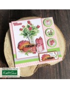 (11-DCD571)Katy Sue Designs Roses & Chocolates 3D Die-Cut Decoupage (3pcs)