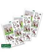 (11-DCD626)Katy Sue Designs Rugby 3D Die-Cut Decoupage (3pcs)