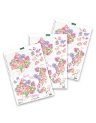 (11-DCD666)Katy Sue Designs Sweet Peas 3D Die-Cut Decoupage (3pcs)