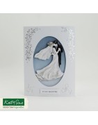 (11-DCD591)Katy Sue Designs Wedding Day 3D Die-Cut Decoupage (3pcs)
