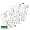 (11-DCD531)Katy Sue Designs White Wedding 3D Die-Cut Decoupage (3pcs)