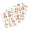 (11-DCD726)Katy Sue Designs Wooden Cross & Roses 3D Die-Cut Decoupage (3pcs)