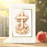 (11-DCD726)Katy Sue Designs Wooden Cross & Roses 3D Die-Cut Decoupage (3pcs)