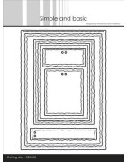 (SBD558)Simple and Basic Old Paper A6-A7 Dies