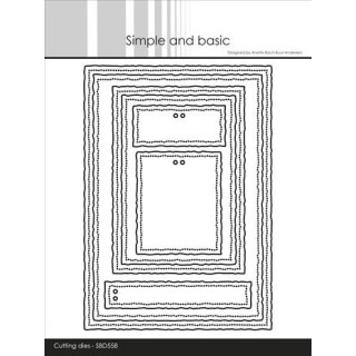 (SBD558)Simple and Basic Old Paper A6-A7 Dies