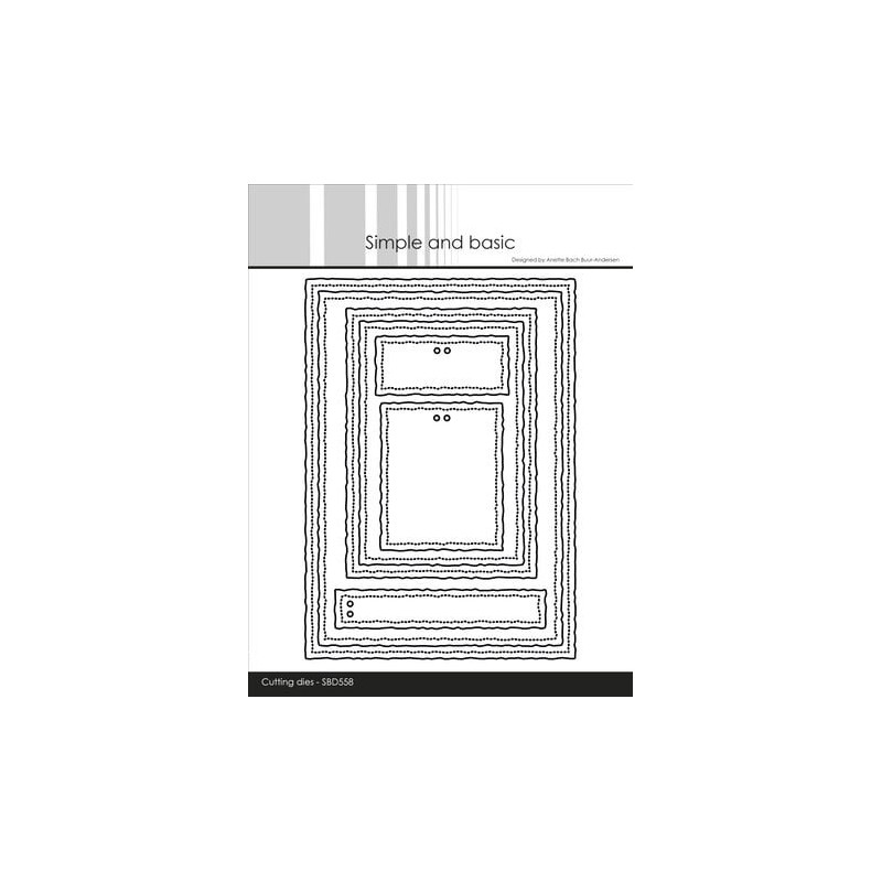(SBD558)Simple and Basic Old Paper A6-A7 Dies