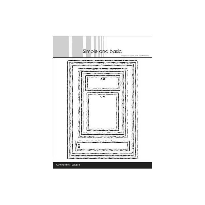 (SBD558)Simple and Basic Old Paper A6-A7 Dies