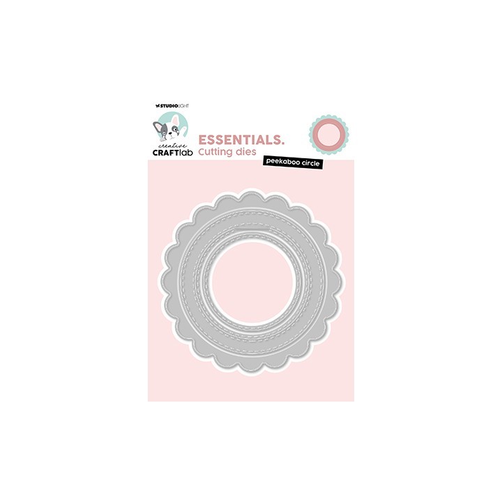 (CCL-ES-CD1032)Studio Light Cutting Die Peekaboo circle Essentials nr.1032