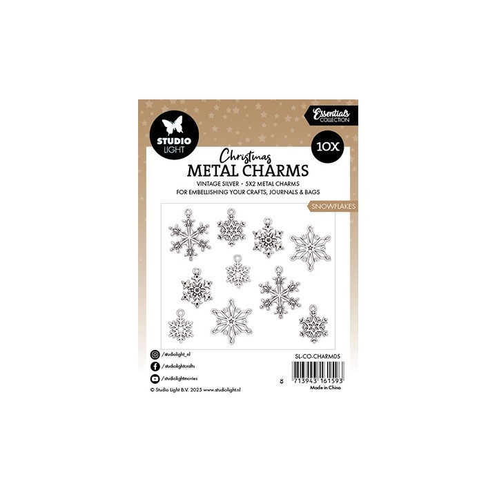 (SL-CO-CHARM05)Studio light Snowflakes Essentials nr.05