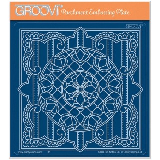 (GRO-PA-42485-26)Groovi Plate Midi Antoinette French Lace
