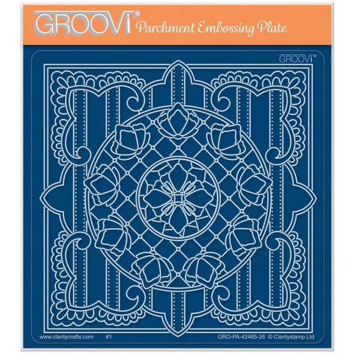 (GRO-PA-42485-26)Groovi Plate Midi Antoinette French Lace (GRO-PA-42485-26)Groovi Plate Midi Antoinette French Lace