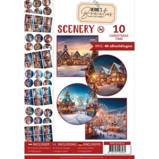 (BBPOS10010)Push-Out Book Scenery 10