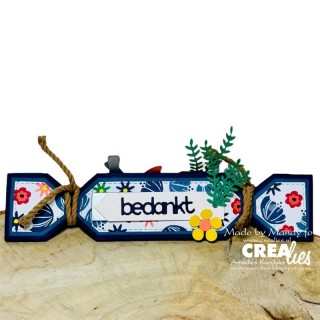 (CCAB32)Crealies Create A Box stans no. 32, Cracker (3 & 4 kantig)