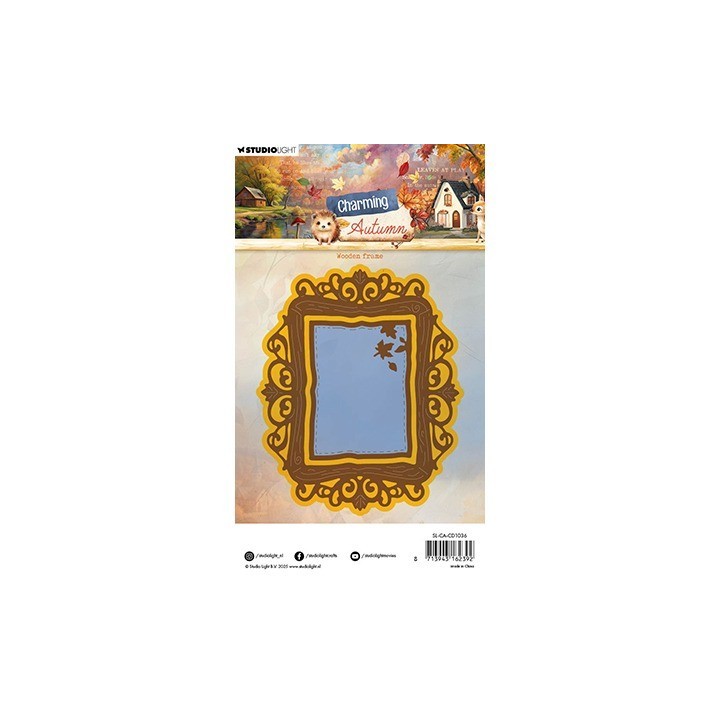 (SL-CA-CD1036)Studio Light Cutting Die Wooden frame Charming Autumn nr.1036