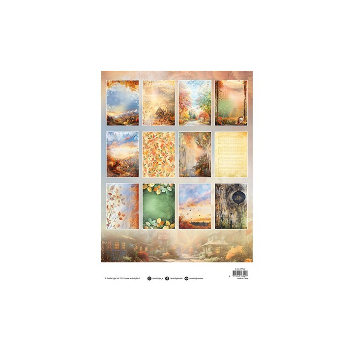 (SL-CA-DPP362)Studio Light Designer Paper Background papers Charming Autumn nr.362