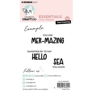 (CCL-ES-STAMP873)Studio light Stamp Mermazing Essentials nr.873