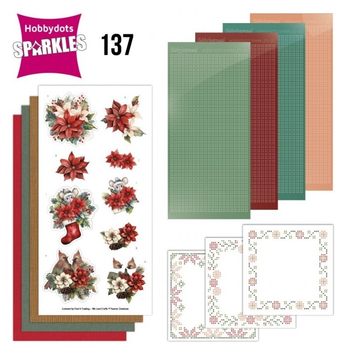 (SPDO137)Sparkles 137 - Yvonne Creations - Floral Christmas
