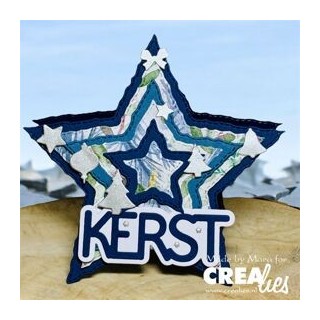 (CLNestXXL174)Crea-Nest-Lies XXL dies no. 174, Stars with rough edges