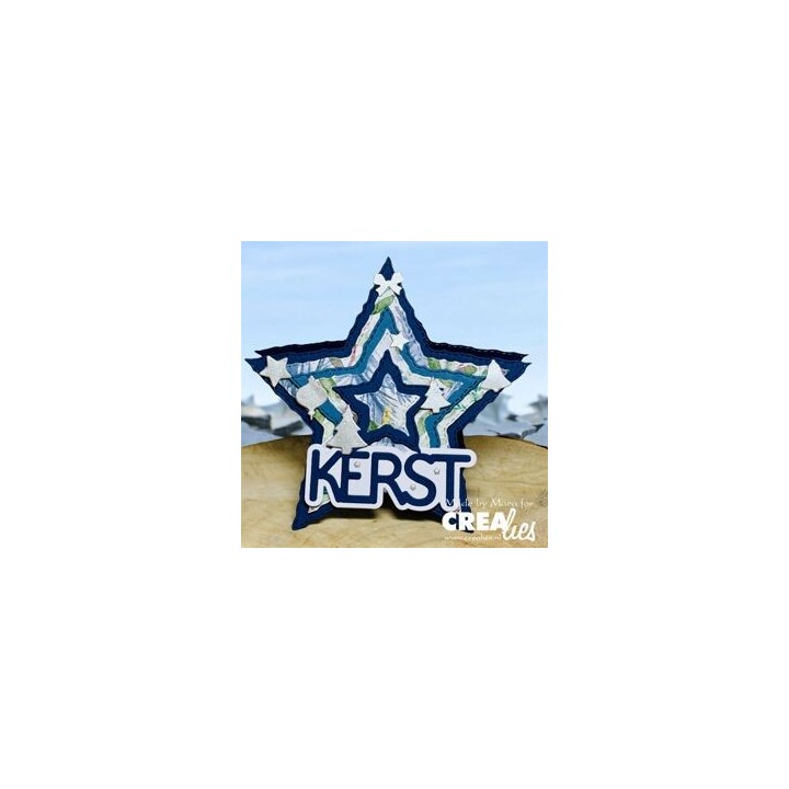 (CLNestXXL174)Crea-Nest-Lies XXL dies no. 174, Stars with rough edges