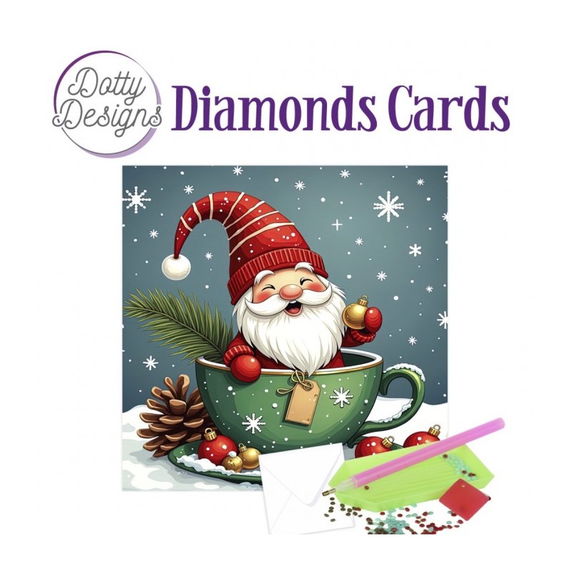 (DDDC1197)Dotty Designs Diamond Cards - Santa Claus