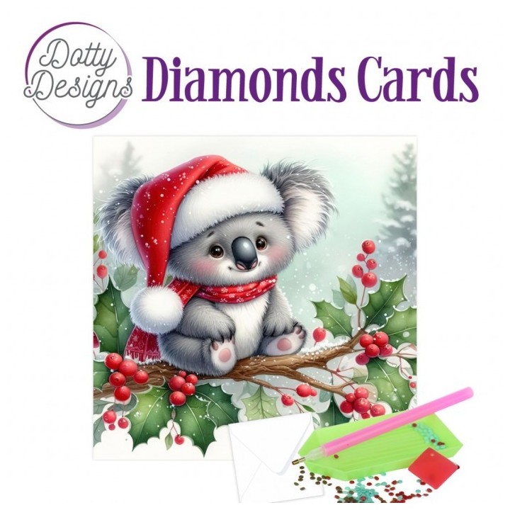 (DDDC1201)Dotty Designs Diamond Cards - Christmas Koala