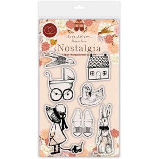 (CCDSTMP004)Craft Consortium Nostalgia A6 Clear Photopolymer Stamps