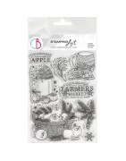 (PS8059)Ciao Bella Toy Shop 6x8 Inch Clear Stamps Pick Your Own Apple