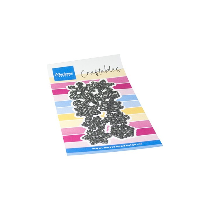(CR1700)Craftables Punch die XL Ice crystals
