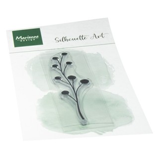 (CS1179)Clear stamp Silhouette Art - Berries