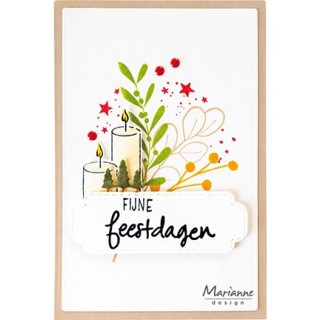 (CS1179)Clear stamp Silhouette Art - Berries
