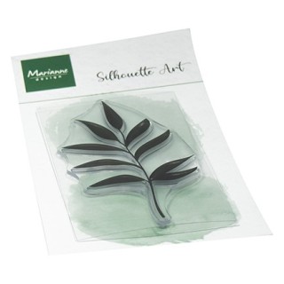 (CS1180)Clear stamp Silhouette Art - Laurel