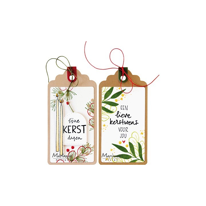(CS1181)Clear stamp Silhouette Art - Eucalyptus twig