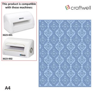 (EF-RGY-A4)Embossing folder A4 regency
