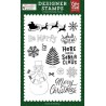(SCE455045)Echo Park Christmas Express Designer Stamps Here Comes Santa Claus