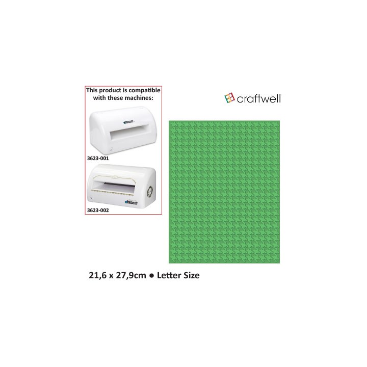 (EF-PRH-047TU)Embossing folder A4 Teresa Collins Preppy Houndsto