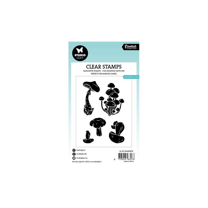 (SL-ES-STAMP878)Studio light clear stamp Mushrooms Essentials nr. 878