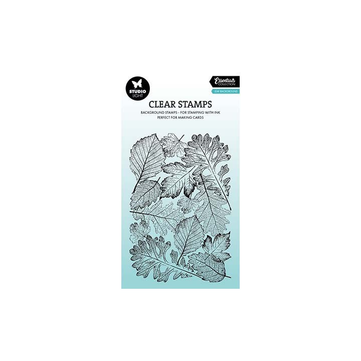 (SL-ES-STAMP881)Studio light clear stamp Leaf Background Essentials nr. 881