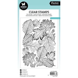 (SL-ES-STAMP881)Studio light clear stamp Leaf Background Essentials nr. 881