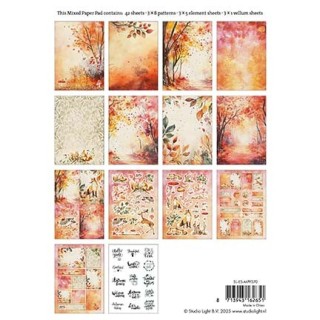 (SL-ES-MPP370)Studio Light Mixed Paper Pad Autumn Essentials nr. 370