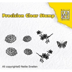 (APST015)Precision Clear Stamp Nature dandelion