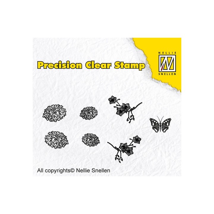 (APST015)Precision Clear Stamp Nature dandelion
