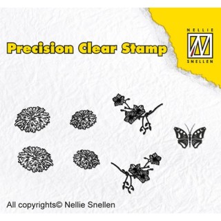 (APST015)Precision Clear Stamp Nature dandelion