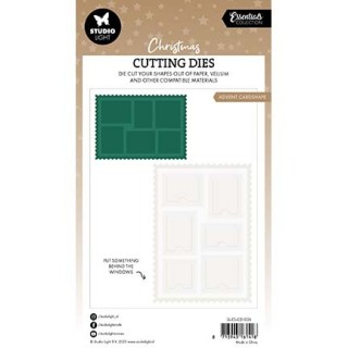 (SL-ES-CD1026)Studio Light Cutting Die Advent cardshape Essentials nr. 1026