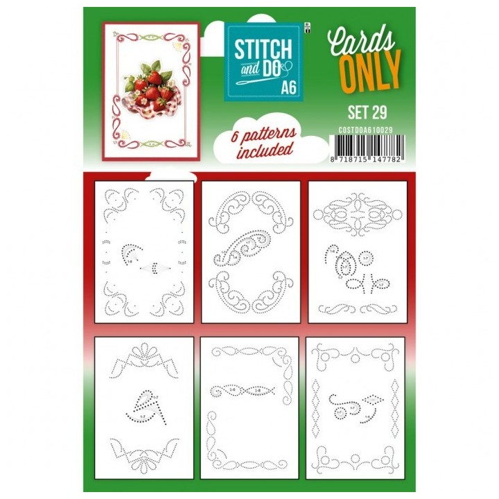 (COSTDOA610029)Stitch and Do - Cards Only A6 - Set 29