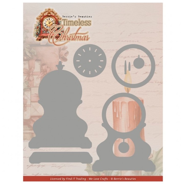 (BBD10060)Dies - Berries Beauties - Timeless Christmas - Timeless Clock