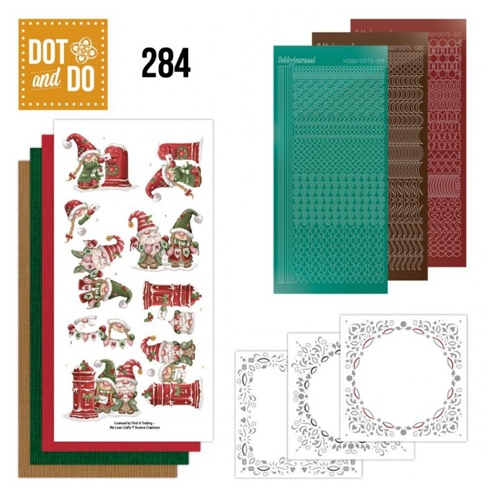 (DODO284)Dot and Do 284 - Berries Beauties - Gnome for Christmas