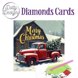 (DDDC1205)Dotty Designs Diamond Cards - Pickup truck