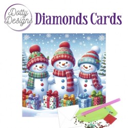 (DDDC1207)Dotty Designs Diamond Cards - Snowmen