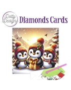 (DDDC1208)Dotty Designs Diamond Cards - Penguin 1