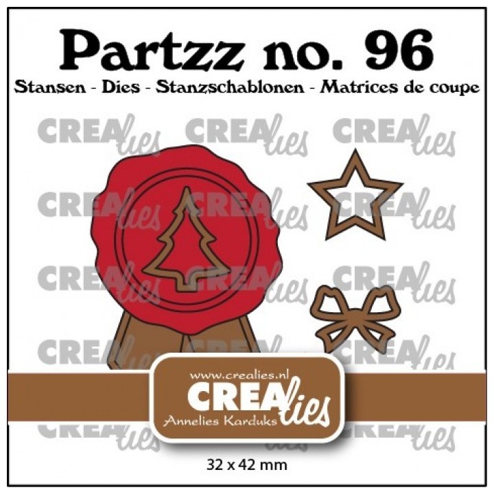 (CLPartzz96)Crealies dies Faux wax seals B
